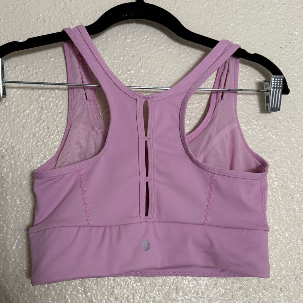 Apana- Yoga Lifestyle cut outs Sports Bra Pink Lavender size small